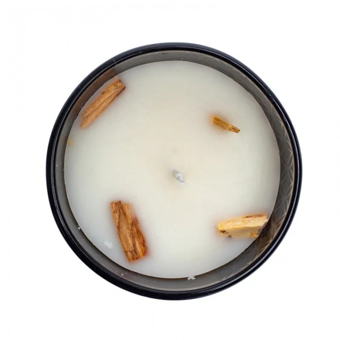 Αρωματικό Κερί Organic Goodness Πάλο Σάντο & Κέδρος - Palo Santo & Cedar Ειδικά Κεριά- Κεριά για καθαρισμό χώρου - Κεριά τσάκρα